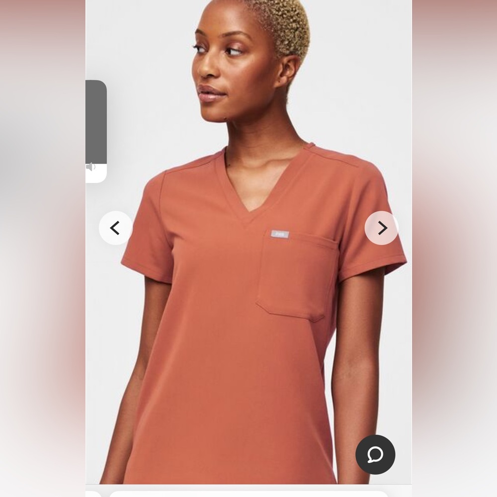 FIGS terracotta scrub set